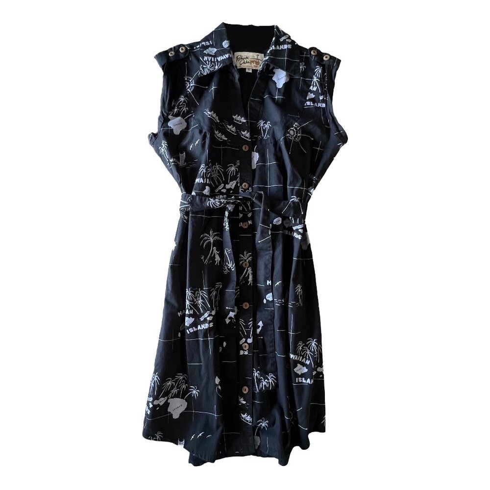 Roberta Oaks (S) Shirt Dress w/ Tie